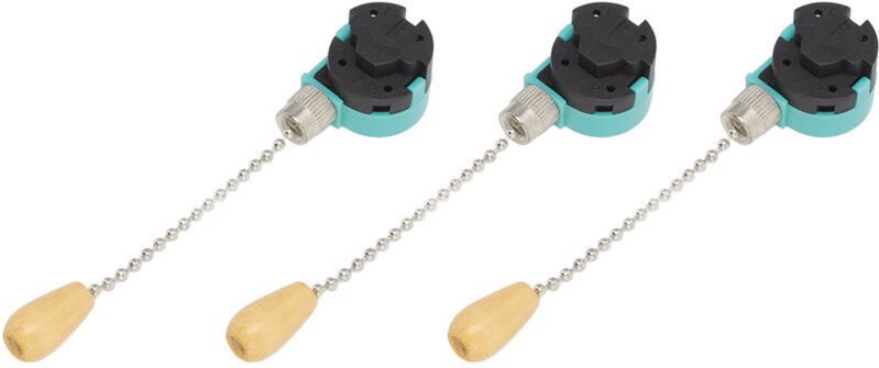 Deckenventilatorschalter, 3 Geschwindigkeiten, 4-adrig, Zugkettenschalter, Zing Ear ZE 268S6, Ersatzschalter mit 4 Dräht...