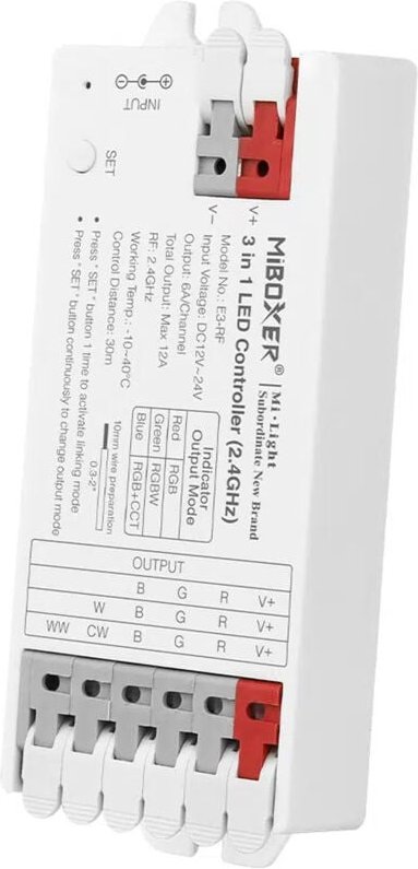 LED-Streifen-Controller 3 in 1- rgb / rgbw / rgb + cct - 12/24V