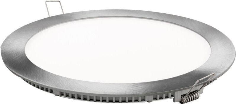 Rundes, flaches, mattgraues LED-Downlight 18 w kalt