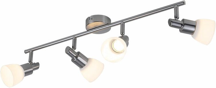 Wofi - led Decken Spot Leuchte Wohn Schlaf Zimmer Strahler Leiste Lampen beweglich 9361.04.64.0000