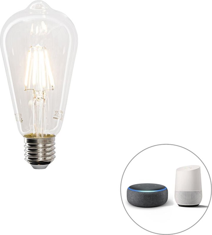 Luedd - Smart E27 dimmbar in Kelvin LED-Lampe ST64 4,5W 470 lm 1800-4000K