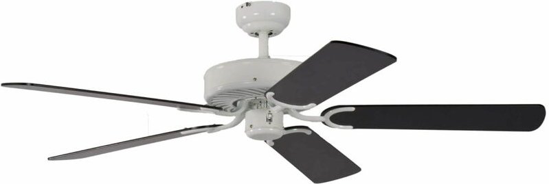 Deckenventilator Potkuri Weiß / Schwarz