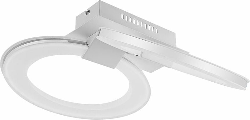 Deckenleuchte led Strahler Deckenlampe 2 Flammig Wohnzimmerlampe Decke, Ring Design, 2x led 18,2W 1420Lm warmweiß, LxB 4...