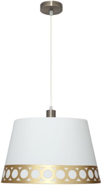 Dalia Pendelleuchte 1xe27 Weiß/Gold von Fabrilamp