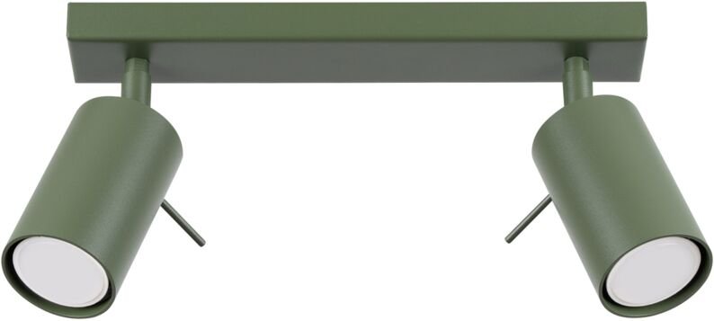 Deckenleuchte Mirax 2 GU10 Olivgrün Lumilo 15.123.01
