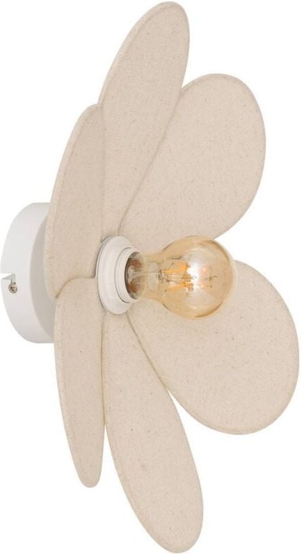 Atmosphera - Wandleuchte Naya beige Leinen 40x12cm créateur d'intérieur