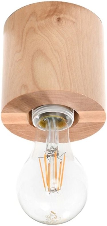 Deckenleuchte Sensix 1 E27 Naturholz Lumilo 06.267.72