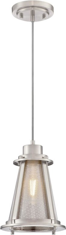 Pendelleuchte Beatrix Nickel / Klarglas