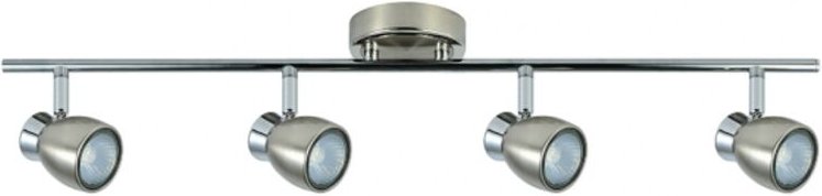 Akunadecor Chacho Badezimmer Leiste Modell 4 Strahler Nickel-chrom