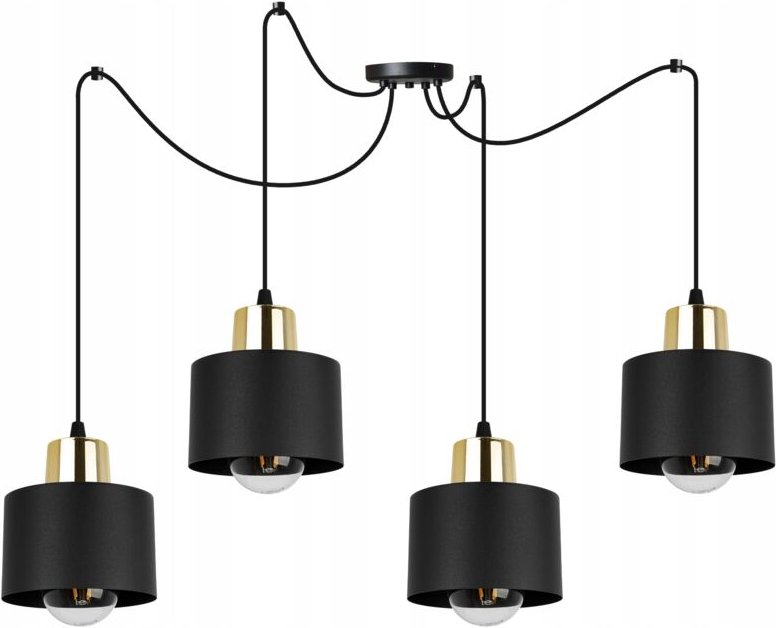 Moderne Deckenhängelampe Schwarze Led-Lampe