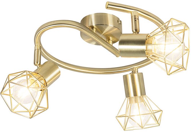 Art Deco Spot Messing dreh- und neigbar - Mosh 3