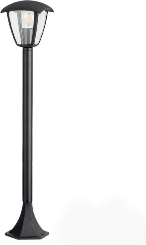 Trade Shop - copy of LAMPIONE DA GIARDINO MODERNO 44CM LAMPADA DA TERRA VIALETTI E27 ESTERNO IP44 529PA-B440 - Grau