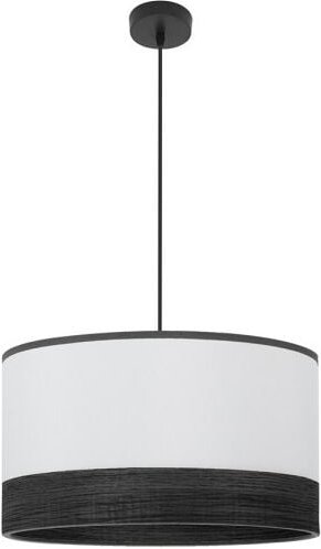 Fabrilamp - Olga Anhänger 1xe27 Schwarz/Weiß-Schwarz-Mad.schwarz Regx50x50 Cm