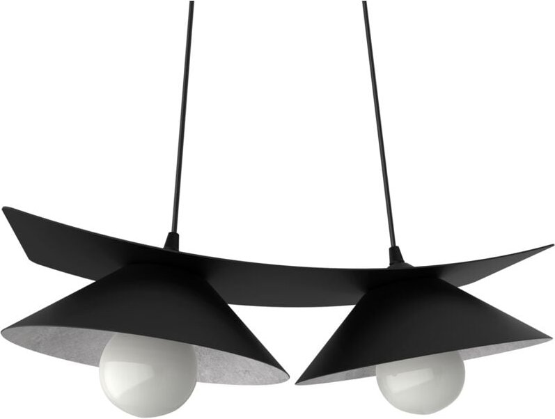 Miller Pendelleuchte X2 Blatt Schwarz - Lumicom