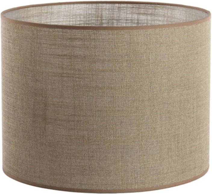 Lampenschirm - Caden - braun - textil - ø 40cm - - Light&living