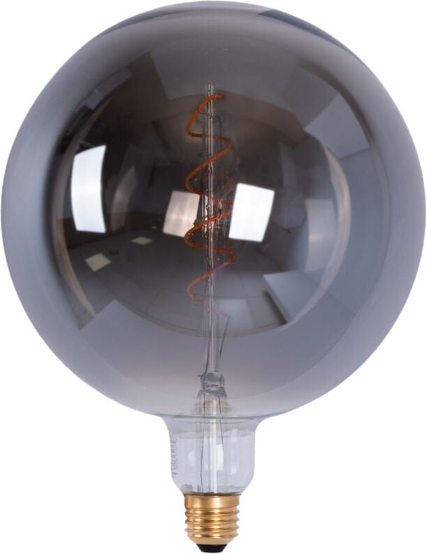 Barcelona Led - Dekorative led Rauchglas Lampe "Smoky" E27 G200 - Dimmbar - 4W -
