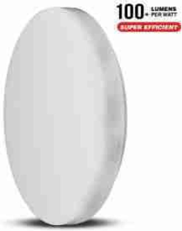 LED2113899 VT-8033RD 6W Wandleuchte Mit Bridglux Chip Schwarz Gehäuse Rund IP65 4000K