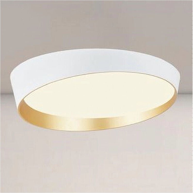 Trade Shop Traesio - Trade Shop - LED-Deckenleuchte, 68 w, Weißgold, unregelmäßig, rund, natürliches Licht, 32781 -