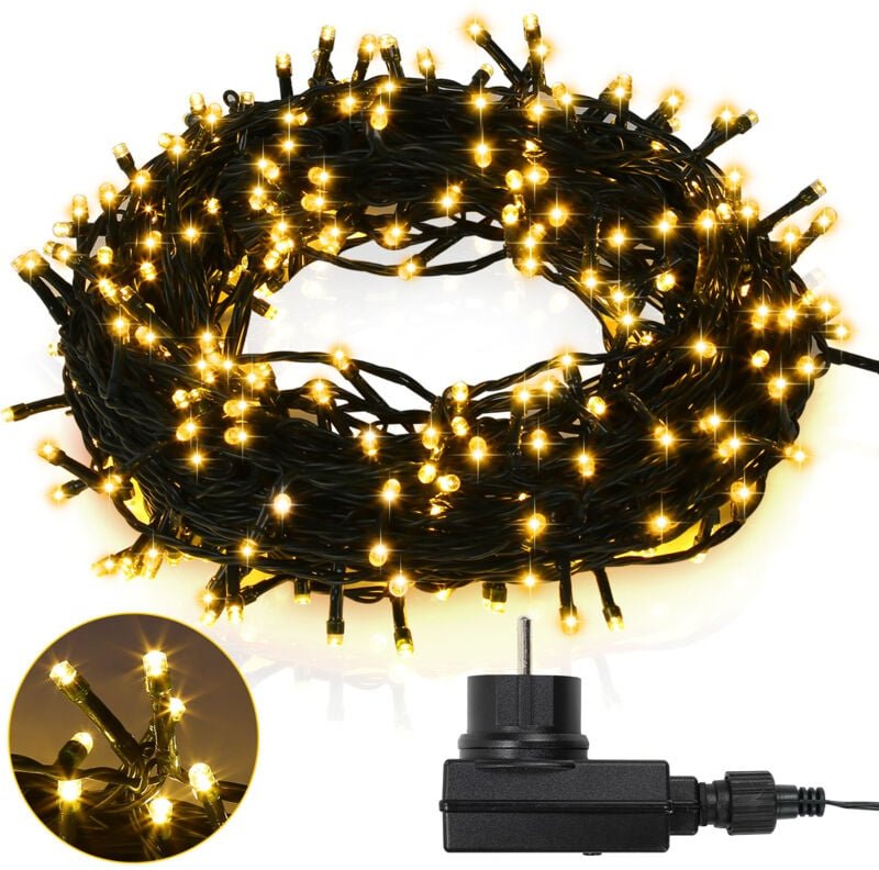 Thumbnail - TolleTour 30M LED Lichterkette Weihnachtsdeko Beleuchtung IP44 Außen Innen Party Garten 8 Modi 300LEDs Warmweiß