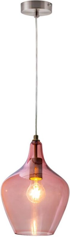 Globo - hängeleuchte - PASO - rosa - glas - Ø 20cm - E27 -