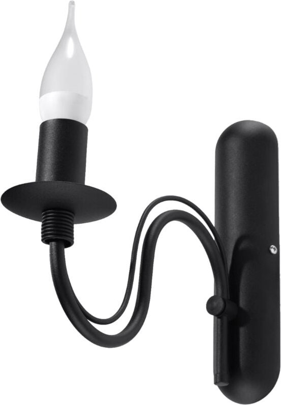 Beron Wandlampe 1 E14 Schwarz Lumilo 02.108.20