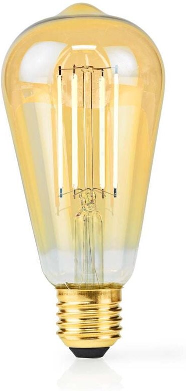 Led glodlampa e27 st64 49 w 470 lm 2100 k dimbar extra varm vit retrostil 1 st