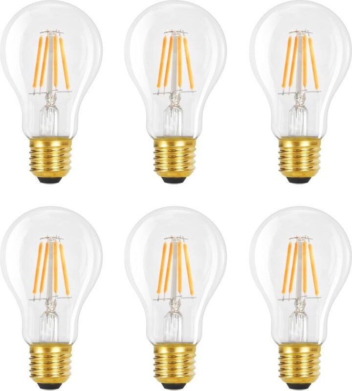 Thumbnail - GBLY 6er pack LED E27 Glühbirne: A60 Vintage Lampe Edison Leuchtmittel 4W 2700K Warmweiss Glühlampe Retro Filament Birne...