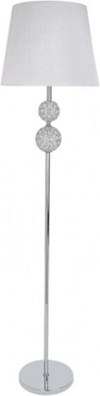 Bogota 1xe27 Chrom weiß Lampenschirm 160x38x38 cm