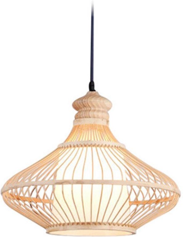 Privatefloor - Bambus-Deckenlampe - Boho-Bali-Design-Hängelampe - Amara Natural wood