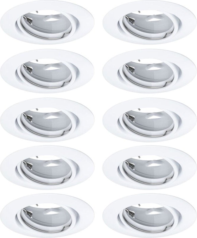 Paulmann 93400 LED-Einbauleuchte 10er Set LED GU10 Weiß