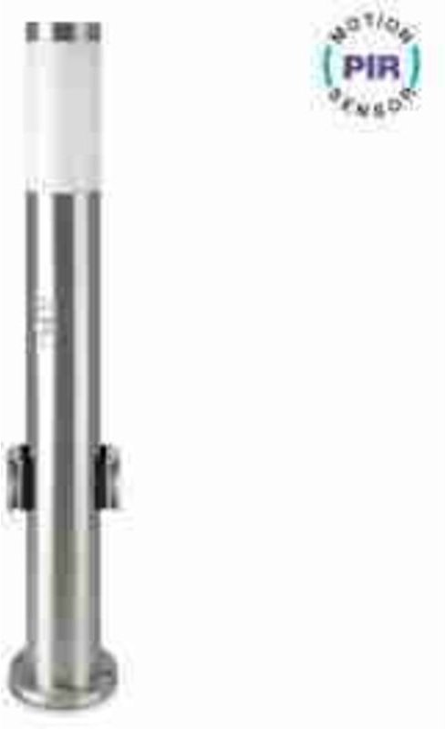 LED8977 VT-838 10W LED Pollerleuchte Schwarz Gehäuse 80cm Höhe CREE CHIP 5000K