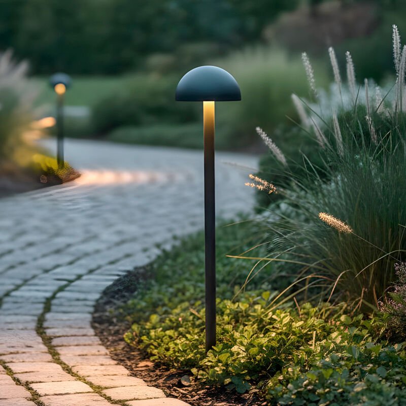 LED-Außenleuchte "Ocala", 60 cm, 12 W 220 V AC, 3000 K, Schwarz