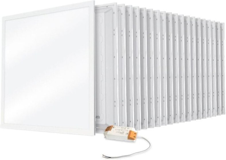 Thumbnail - Set mit 20 LED-Deckenplatten 36W Eq 400W 600x600 3 Jahre Garantie Farbtemperatur: cct