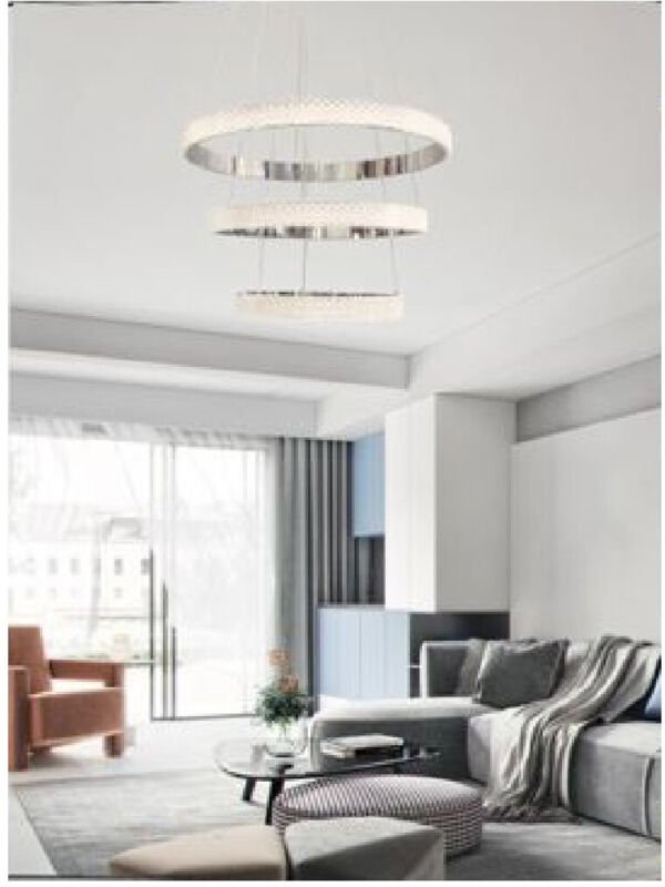 Trade Shop Traesio - Trade Shop - led lampadario 62W design additional exposure lights 4000K 6500K 3000K LP-26B -