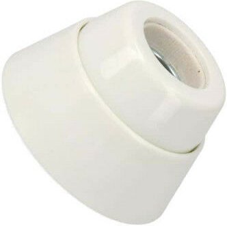 EDM - Wandsteckdose rechts Porzellan E27 R44043