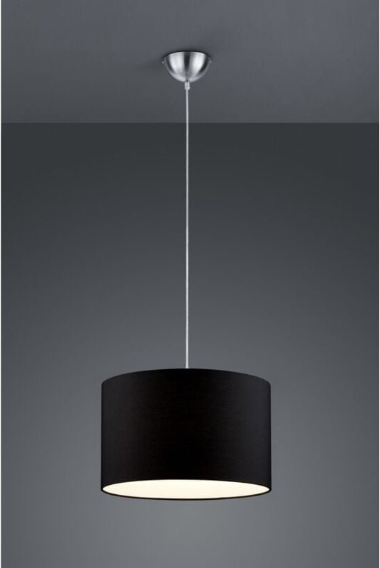 Hotel Suspension 1xE27 Schwarzer Lampenschirm Ø40 cm Trio Lighting