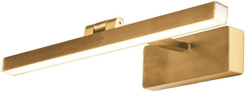 Corfu 40 cm Bilderleuchte aus satiniertem Messingmetall - Searchlight