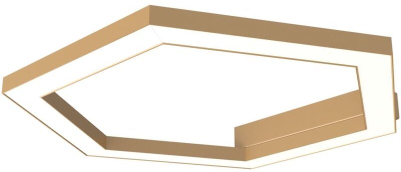 Lumicom - esagono plafoniera Ø40 monocolore opaco