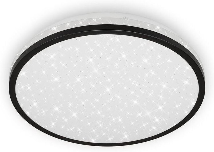 Led Badleuchte Sternendekor Kabelschalter 40W schwarz Kunststoff Briloner