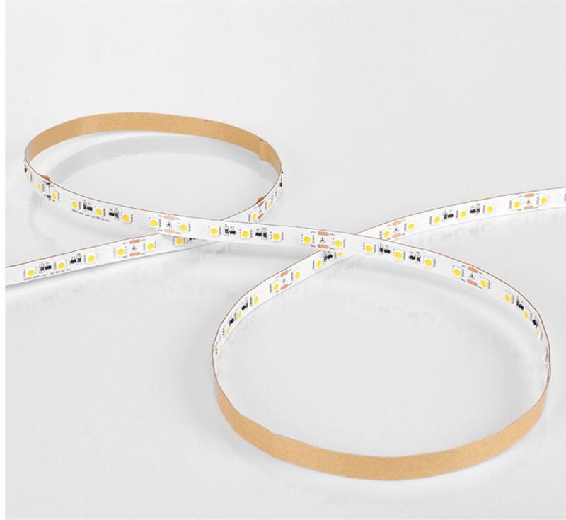 Schlauchband Streifen 9W/m - 5 Meter 60 LED 3000K Warmweiß - IP67 - 24V - SILIKONROHR