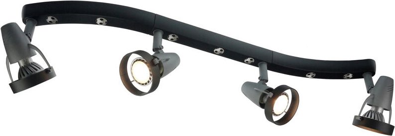 Led Strahlerleiste 4flammig Spots schwenkbar, Deckenstrahler fussball