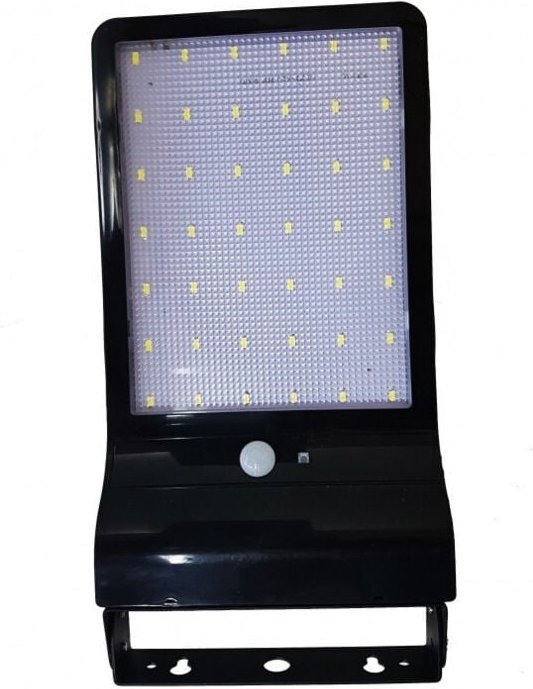 Trade Shop Traesio - Trade Shop - 20W LED-Wandleuchte mit Bewegungsmelder, Dämmerung, Solarenergie -