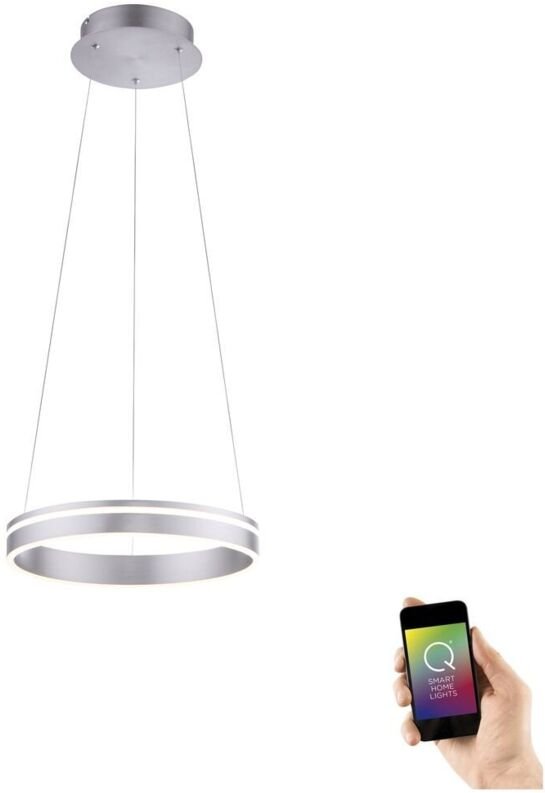 Paul Neuhaus Q-Vito Pendelleuchte Deckenleuchte Stahl 1x 27W LED 2700-5000K Dimmbar