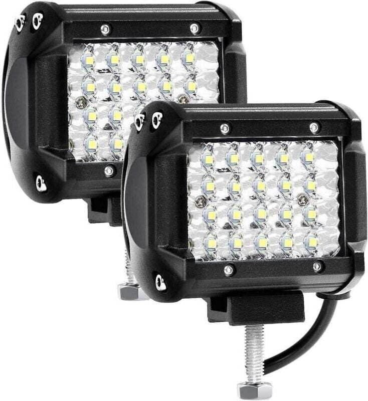 12V 144W 4'' LED-Arbeitsscheinwerfer, 12V wasserdichte IP67 LED-Auto-Spot-Flutlicht-Nebelscheinwerfer, 10.500lm LED-Arbe...