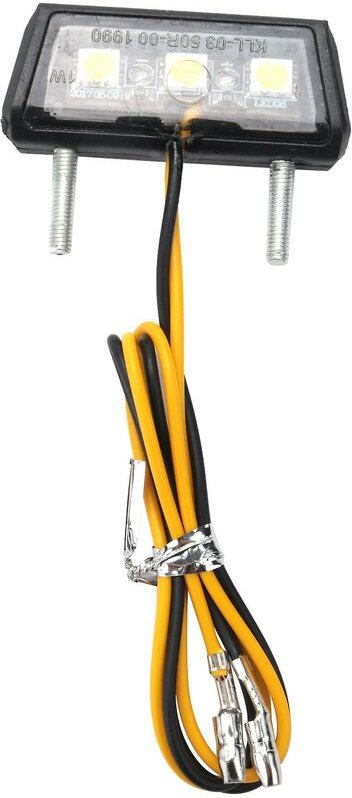 Motorrad dekorative LED-Rücklicht-Kennzeichenleuchte für Weiß