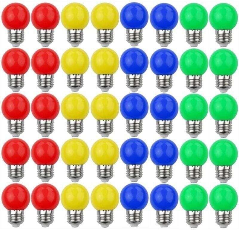 E27 3W=30W farbige LED-Lampen, dekorative und Designerbeleuchtung, 240 Lumen, AC220V-240V, dekorative Lampe mit gemischt...