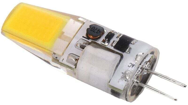 G4 LED COB 5W 600LM Lampe, Silikon-Kronleuchter, Deckenleuchte, AC/DC 12V, 4,2x1,3cm, natürliches Licht 4000-4500K