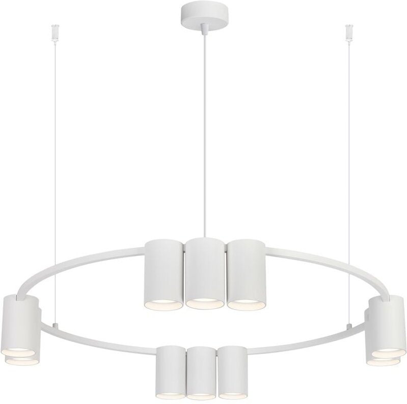 Hängelampe (Kreis) GENESIS WHITE 10xGU10