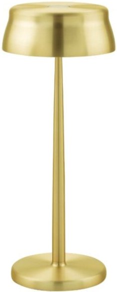 Zafferano Sister Light Wi-Fi Smart LED-Tischlampe, Gold, wiederaufladbar und dimmbar - 2200-2700-3000-4000 K, 3,2 W, Höh...