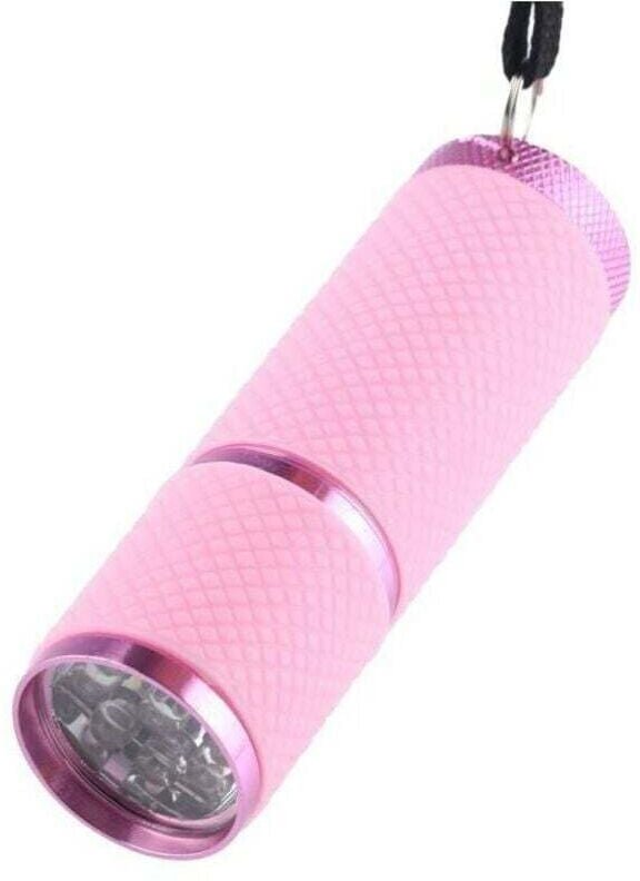 Mini-Taschenlampe, kleine wasserdichte Taschenlampe mit Trageschlaufe, tragbare Mini-Taschenlampe (Pink)